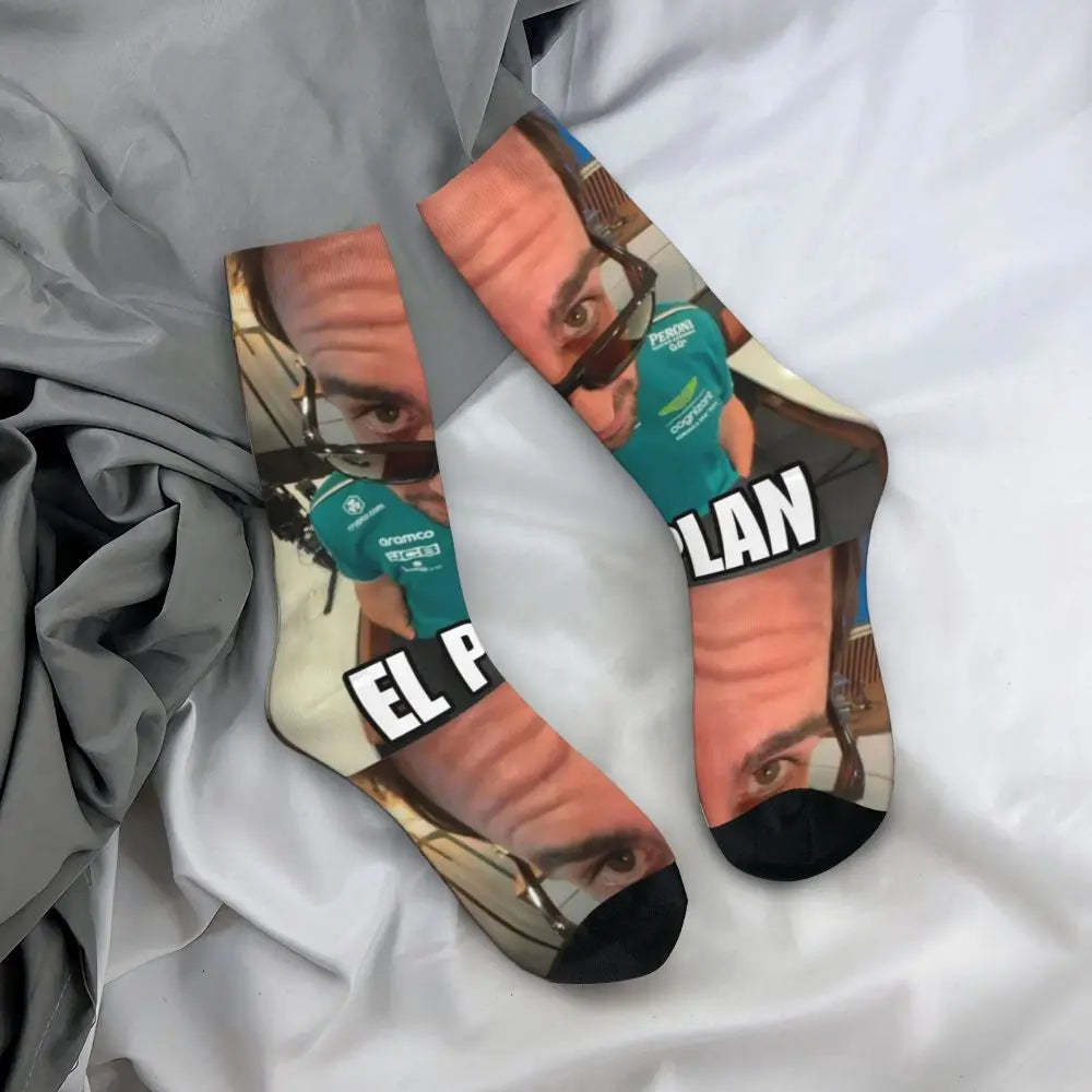 Calcetines Unisex Fernando Alonso "EL PLAN" Meme