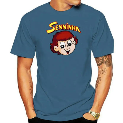 Camiseta "Senninha" Caricatura Ayrton Senna