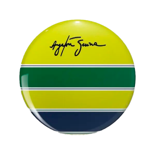 Pin/ broche Ayrton Senna Brasil Firmado